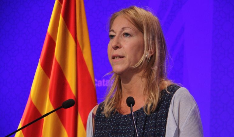 Neus Munté, vicepresidenta y portavoz del gobierno catalán.