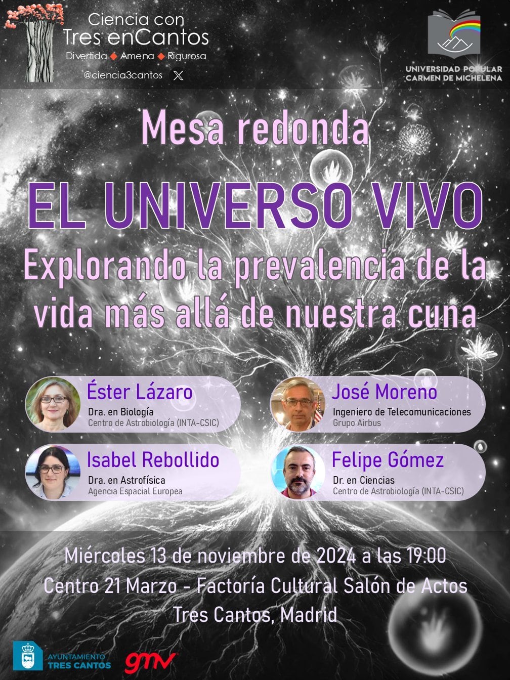 mesa redonda El Universo Vivo