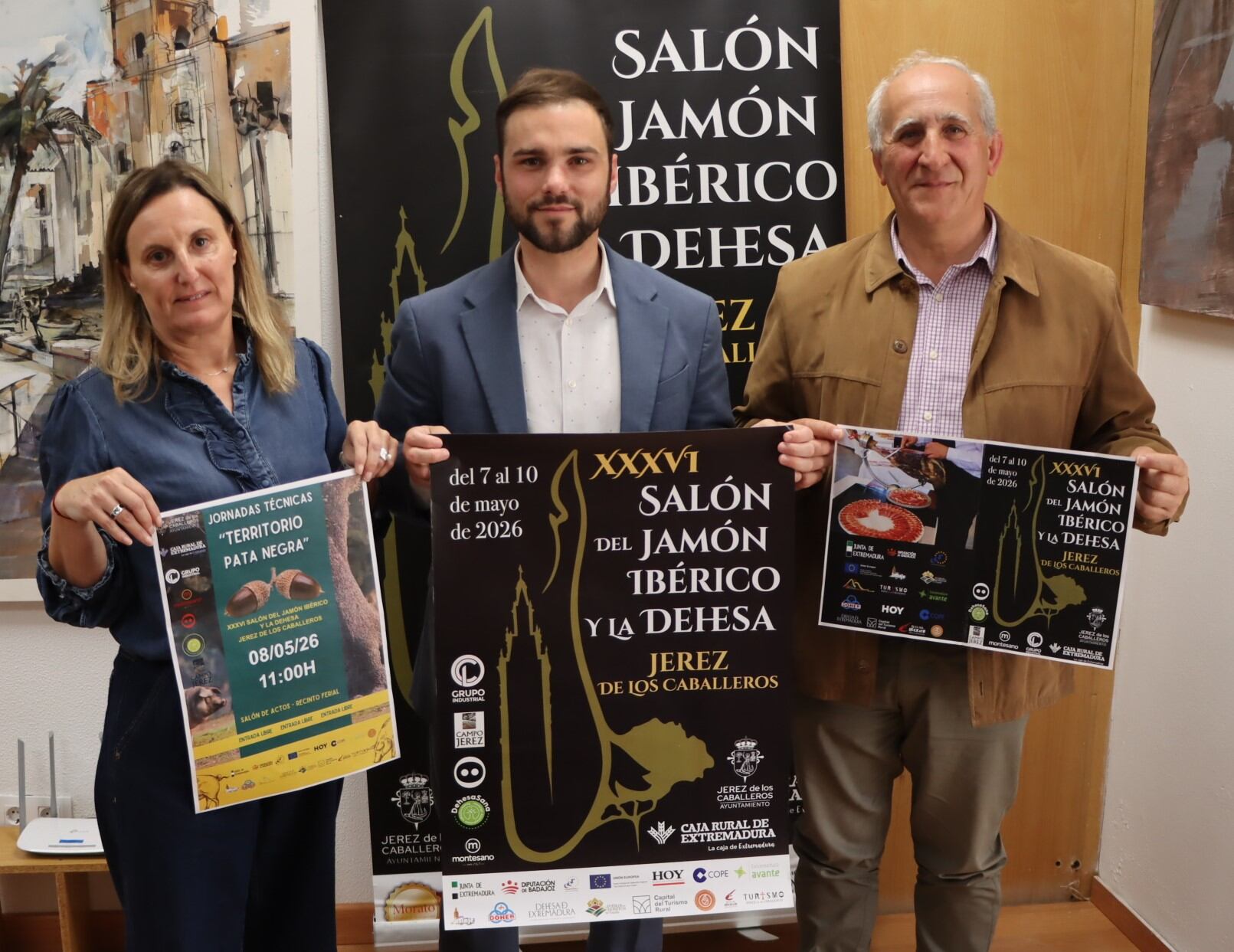 Presentación del Salón del Jamón Ibérico y la Dehesa de Jerez de los Caballeros