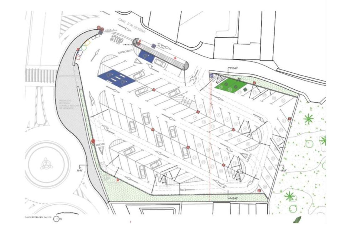 El nou aparcament hauria d'estar llest a mitjans d'estiu.