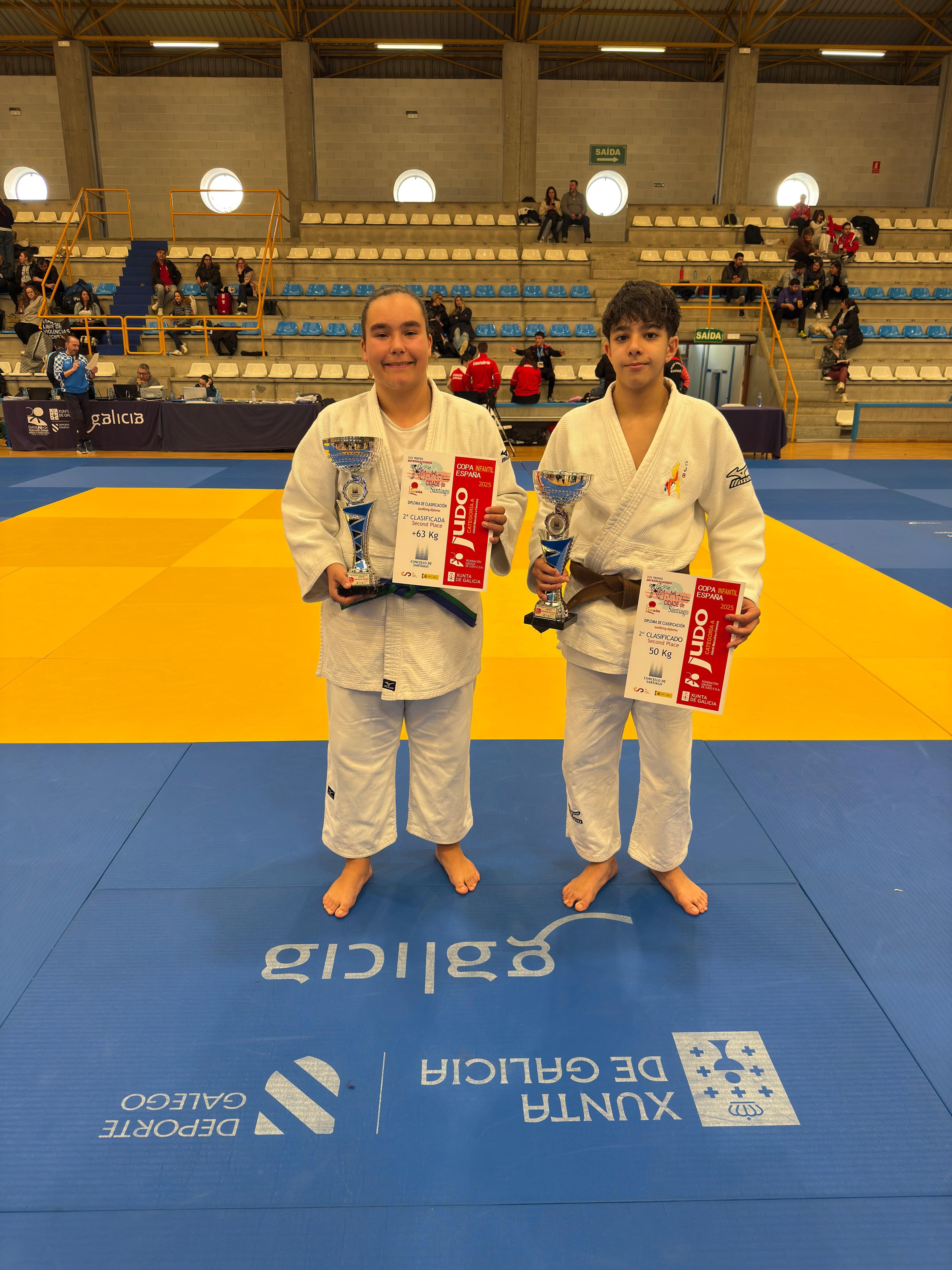 Sara Maull e Iván Llena en Galicia. Foto: CJ Binéfar