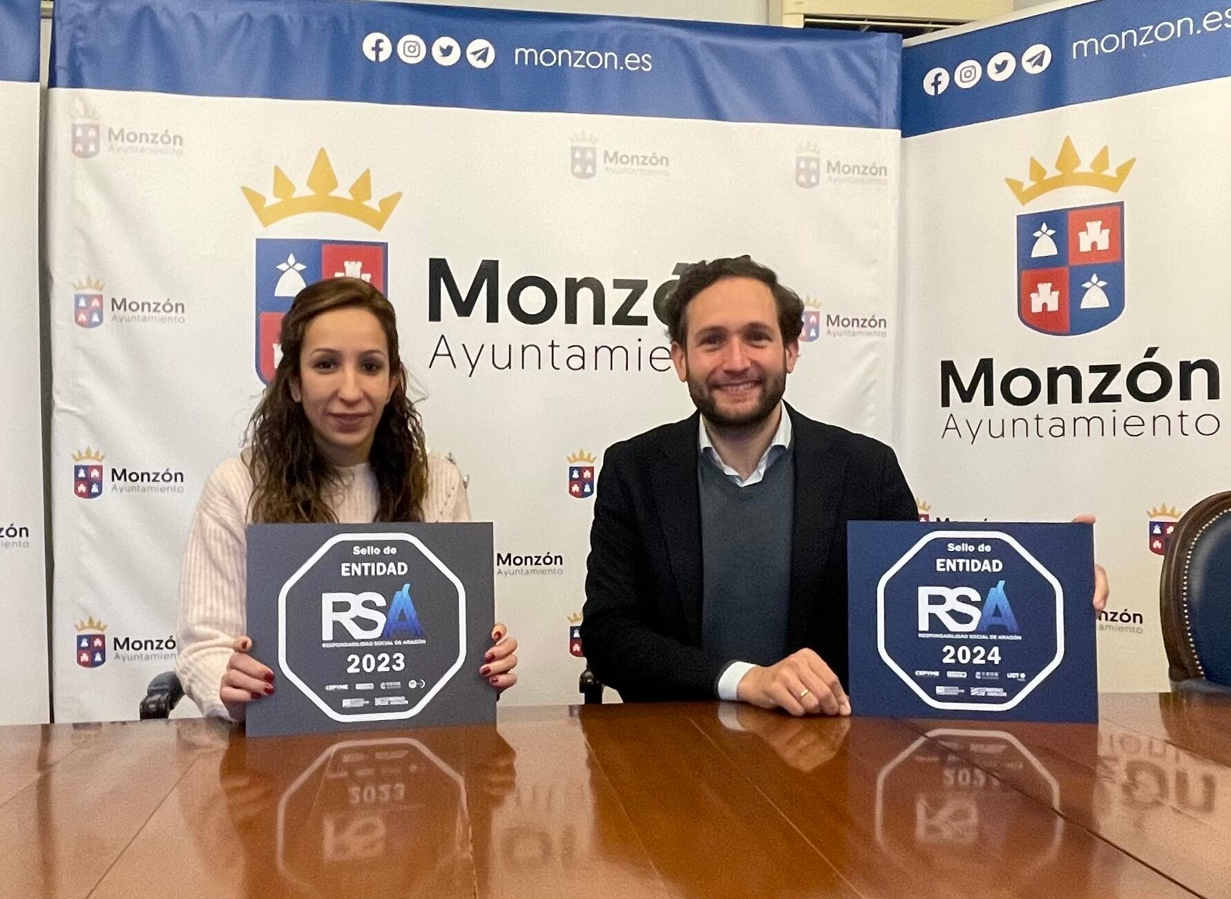 Monzón renueva el Sello de Responsabilidad Social de Aragón