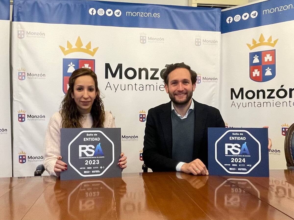 Monzón renueva el Sello de Responsabilidad Social de Aragón