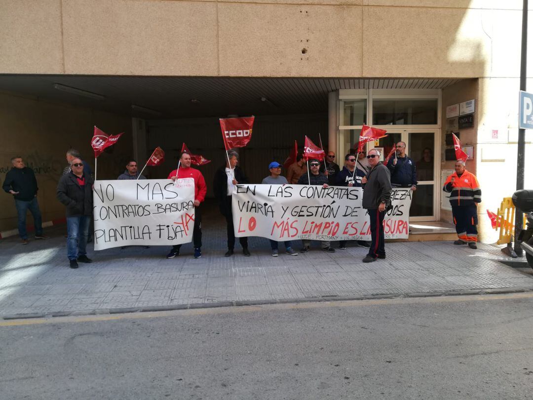 Imagen de archivo de una de las protestas de los trabajadores de limpieza