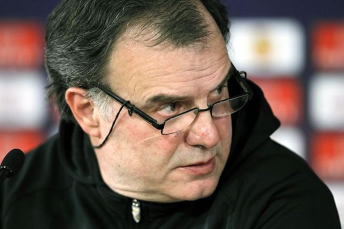 El técnico argentino del Athletic Club Bilbao, Marcelo Bielsa