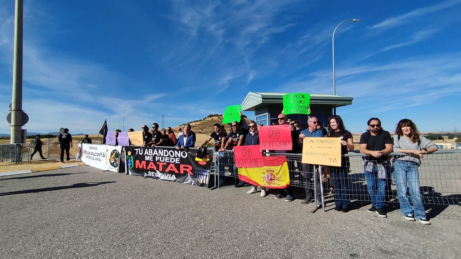 Imágenes de la concentración