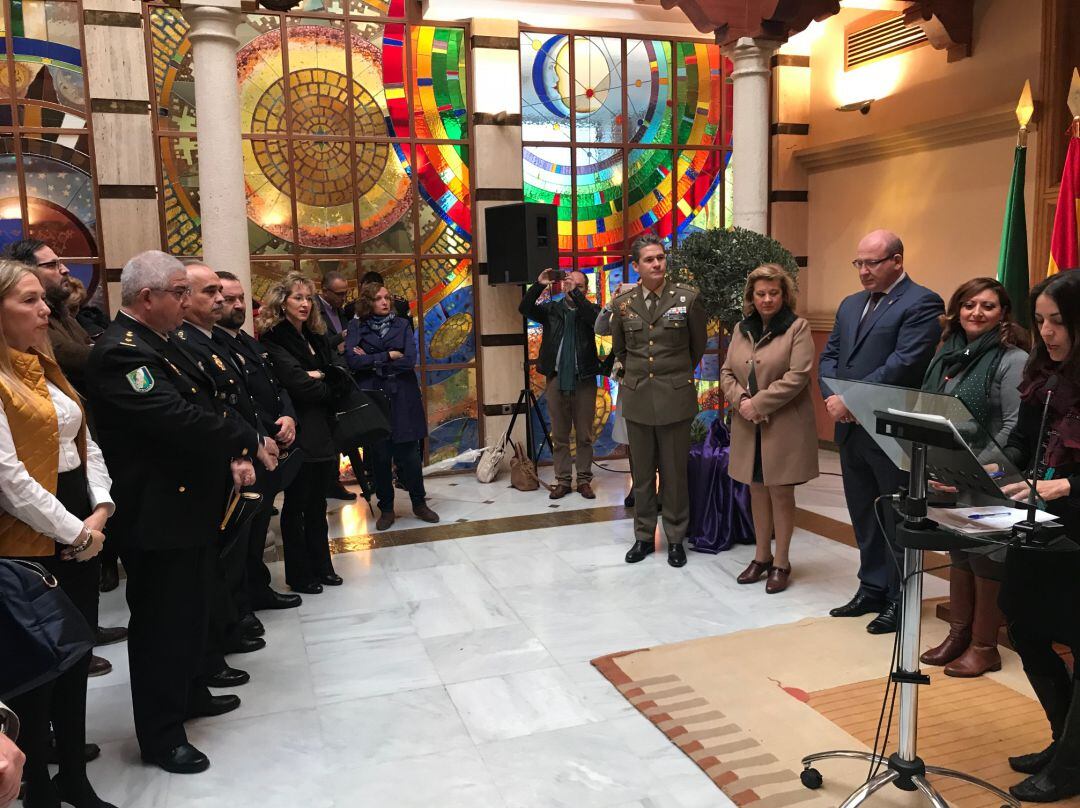 Acto Institucional llevado a cabo en el Patronato de Asuntos Sociales de Jaén.