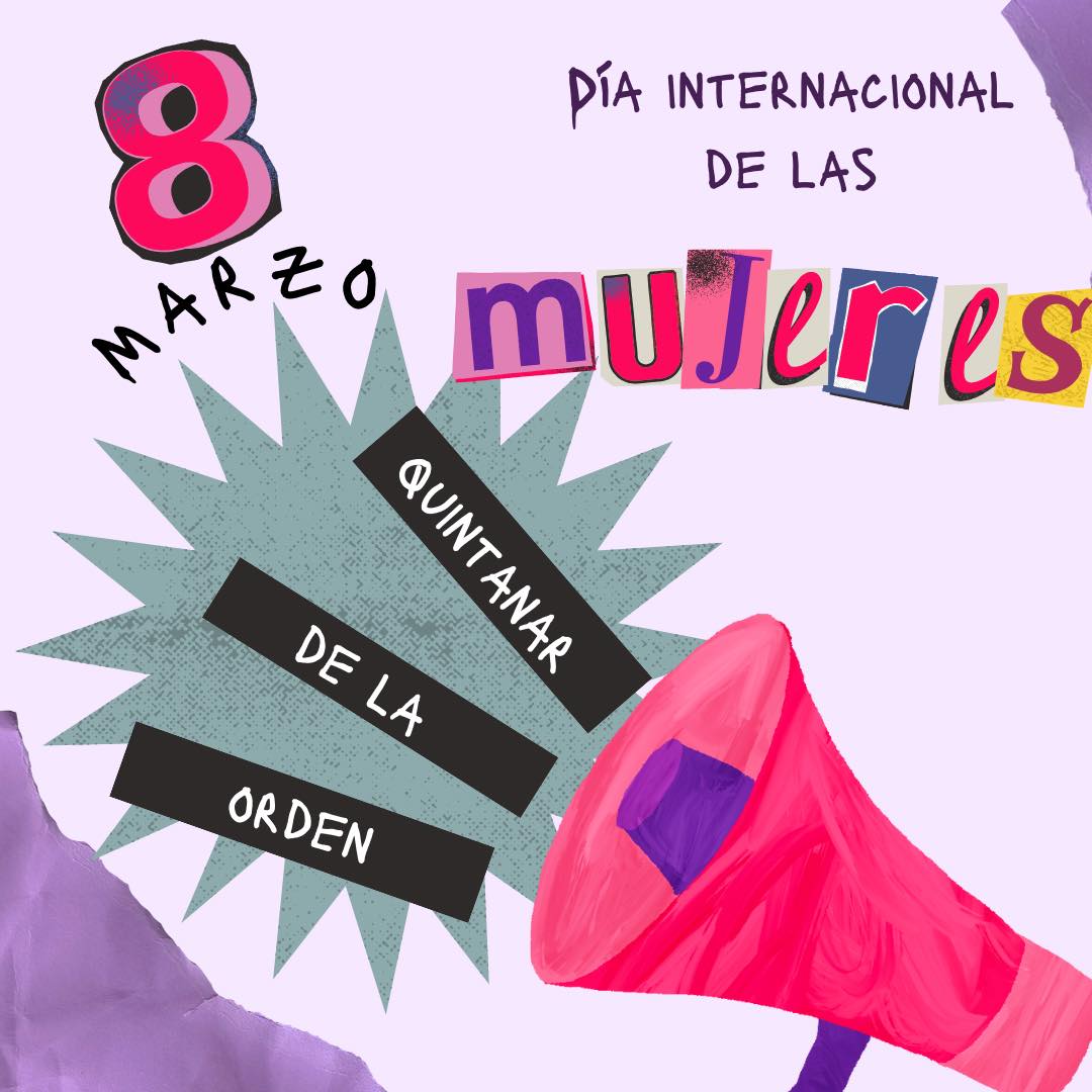 Cartel Día Internacional de la Mujer Quintanar de La Orden