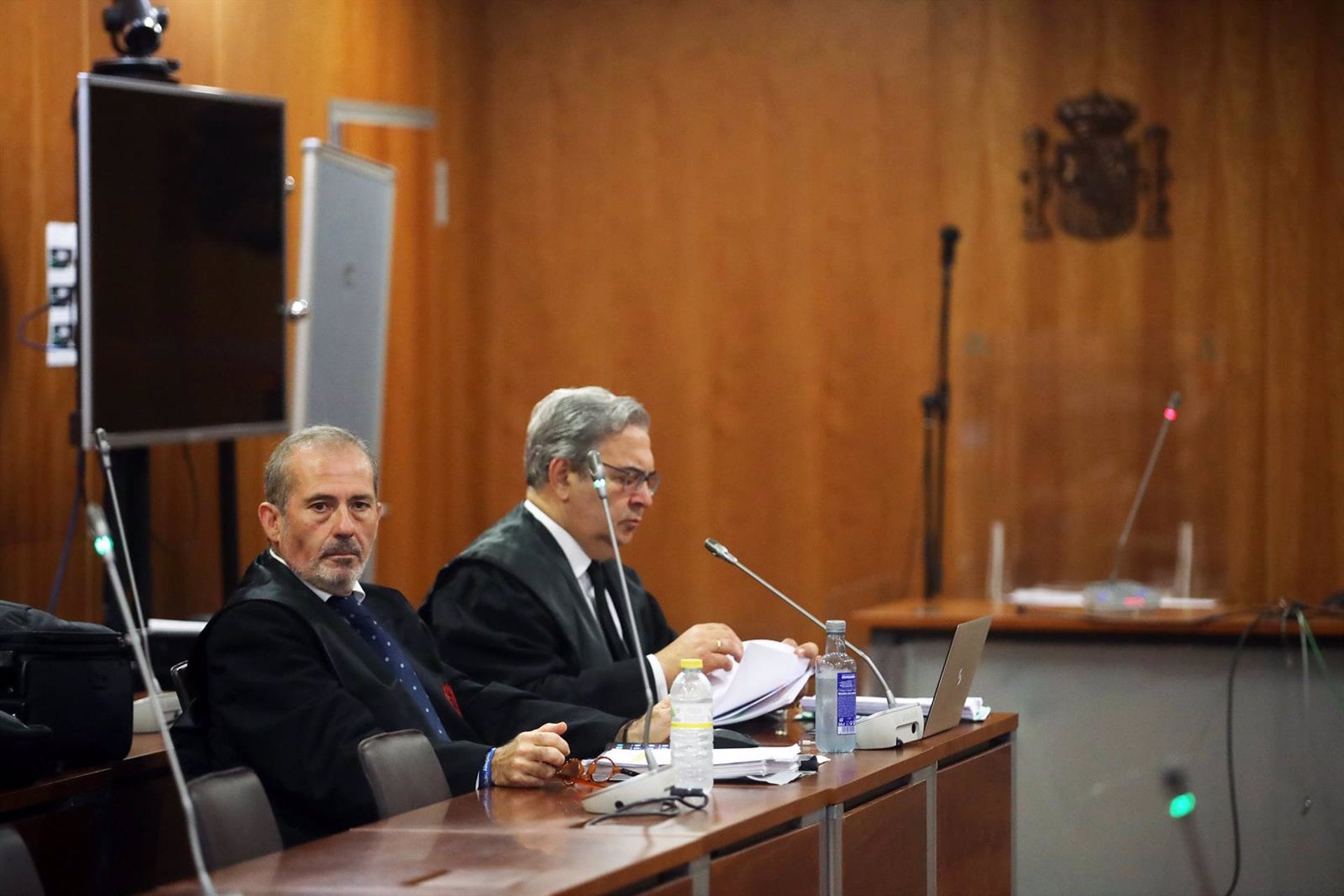 Lara durante el juicio