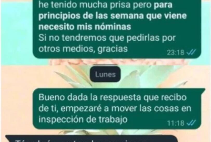 Conversación de @SoyCamarero