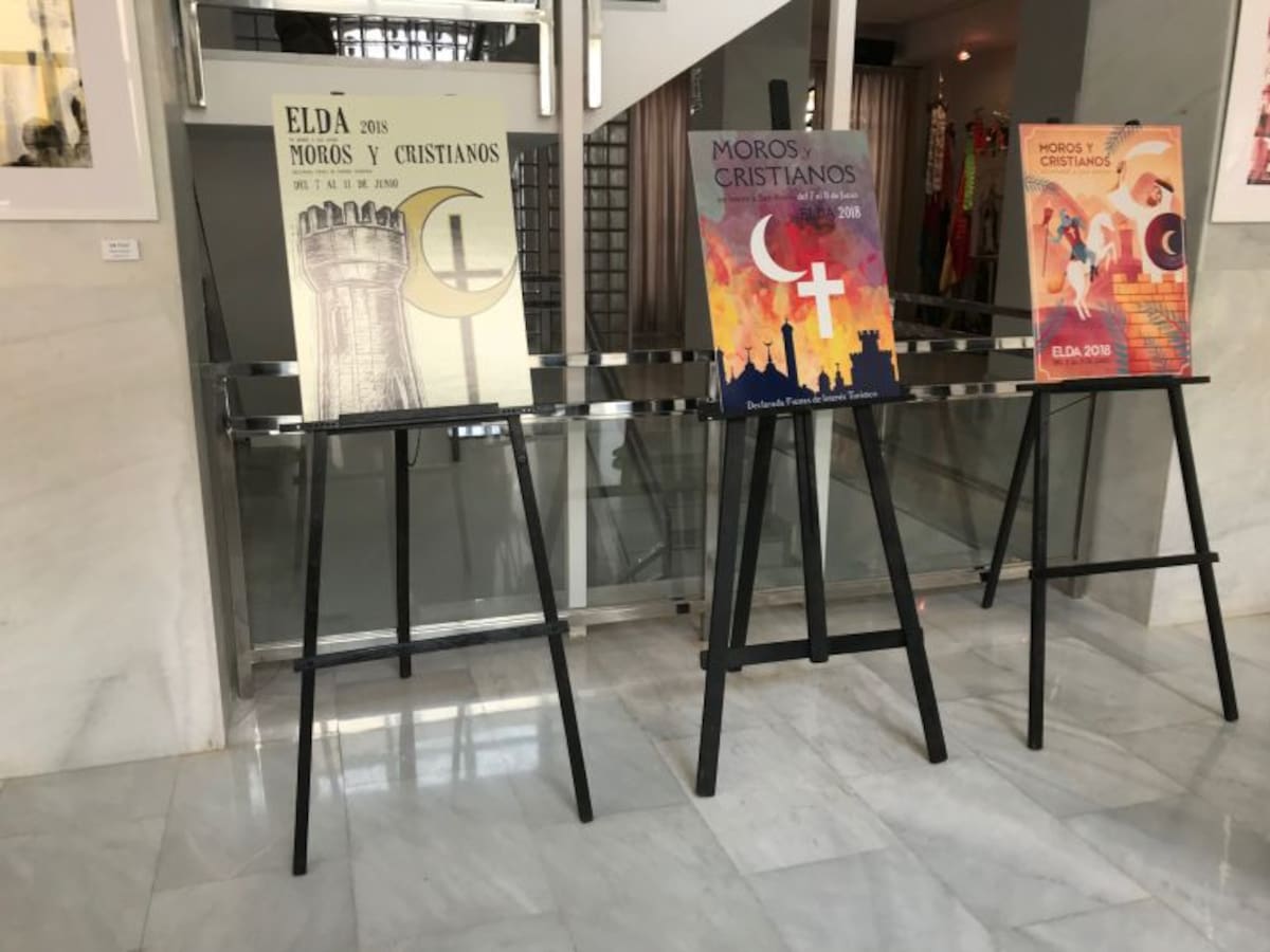 Eliminado uno de los carteles finalistas para anunciar los Moros y Cristianos Elda