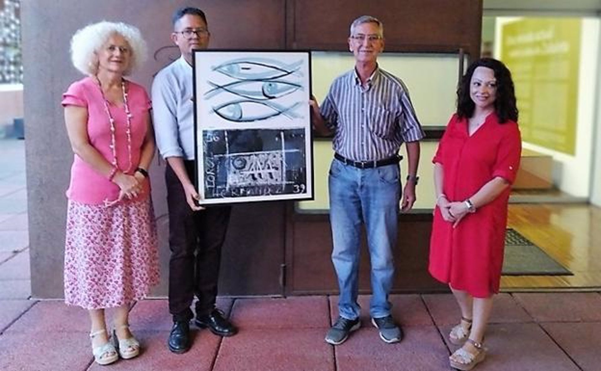 Donación de la obra al Museo Zabaleta de Quesada.