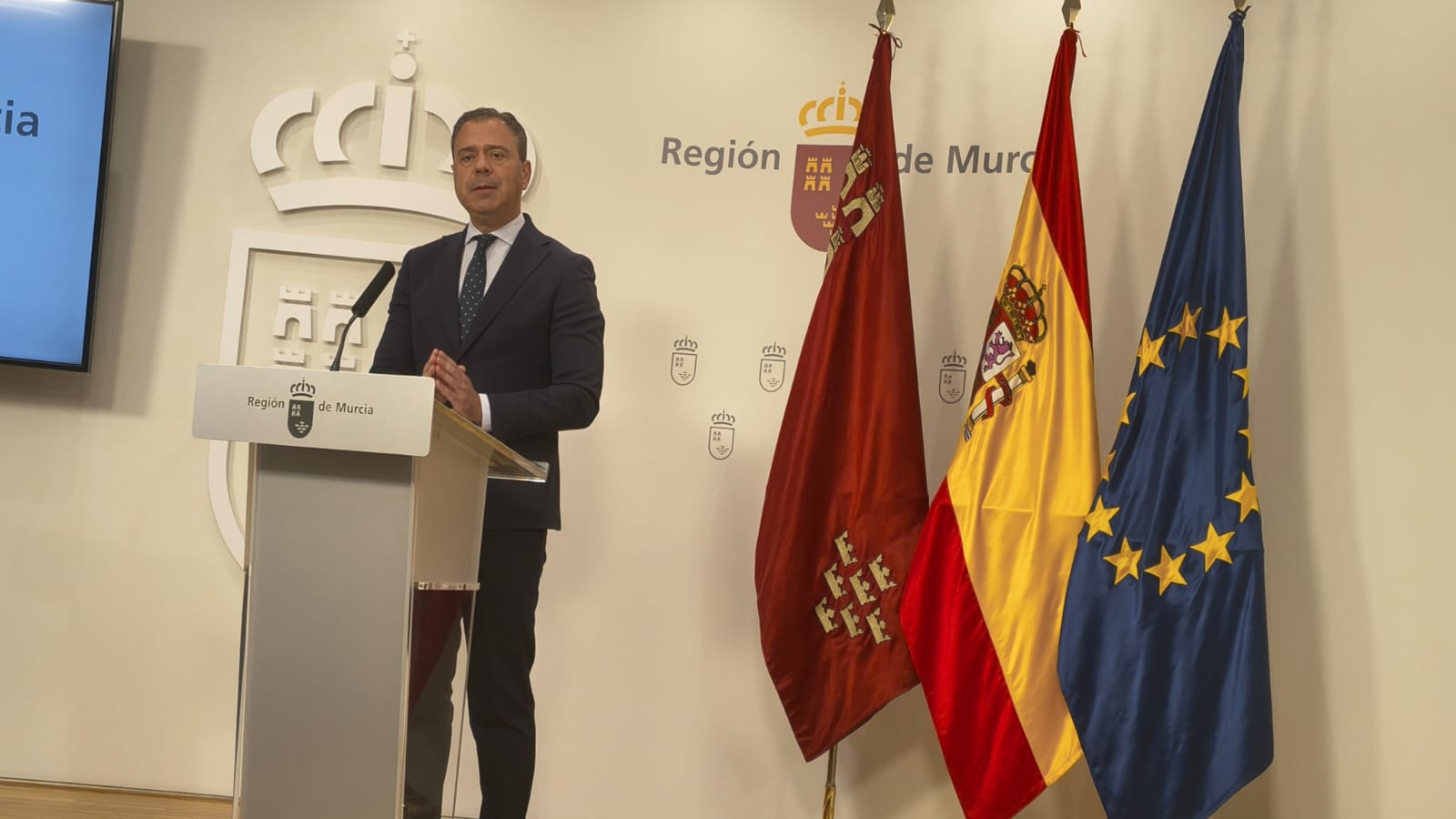 Marcos Ortuño, portavoz del Gobierno de la Región de Murcia
