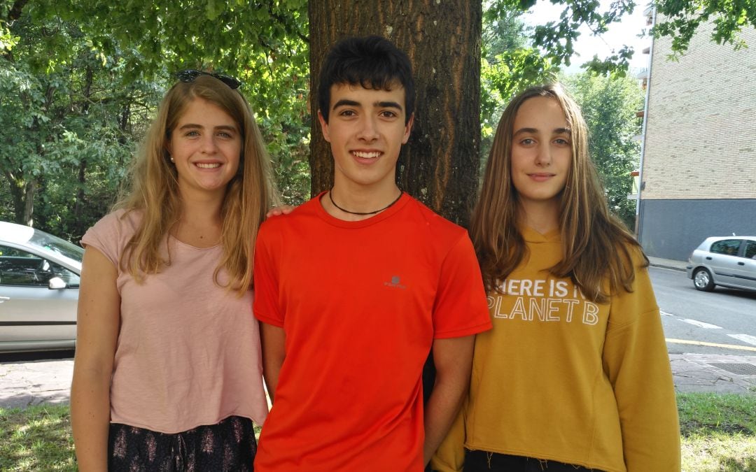 Malen Osa, Igor Mugarza eta Maddi Oyhagaray Oñatin