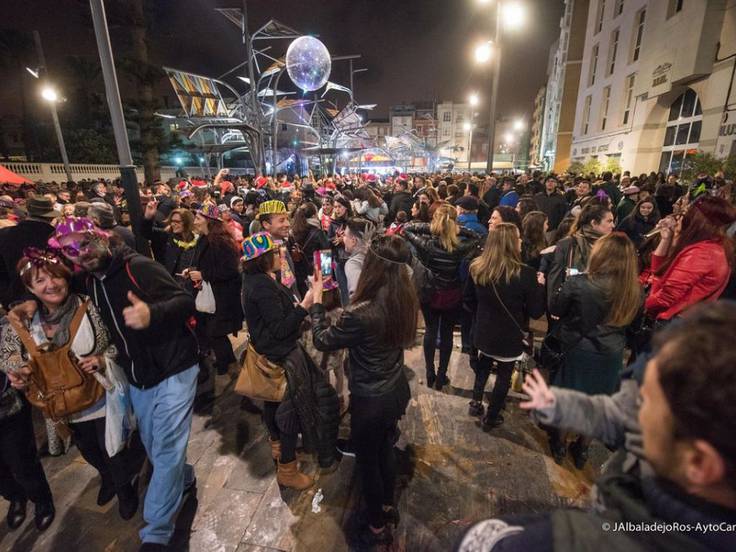 Celebración de la Tardevieja en Cartagena en el año 2019