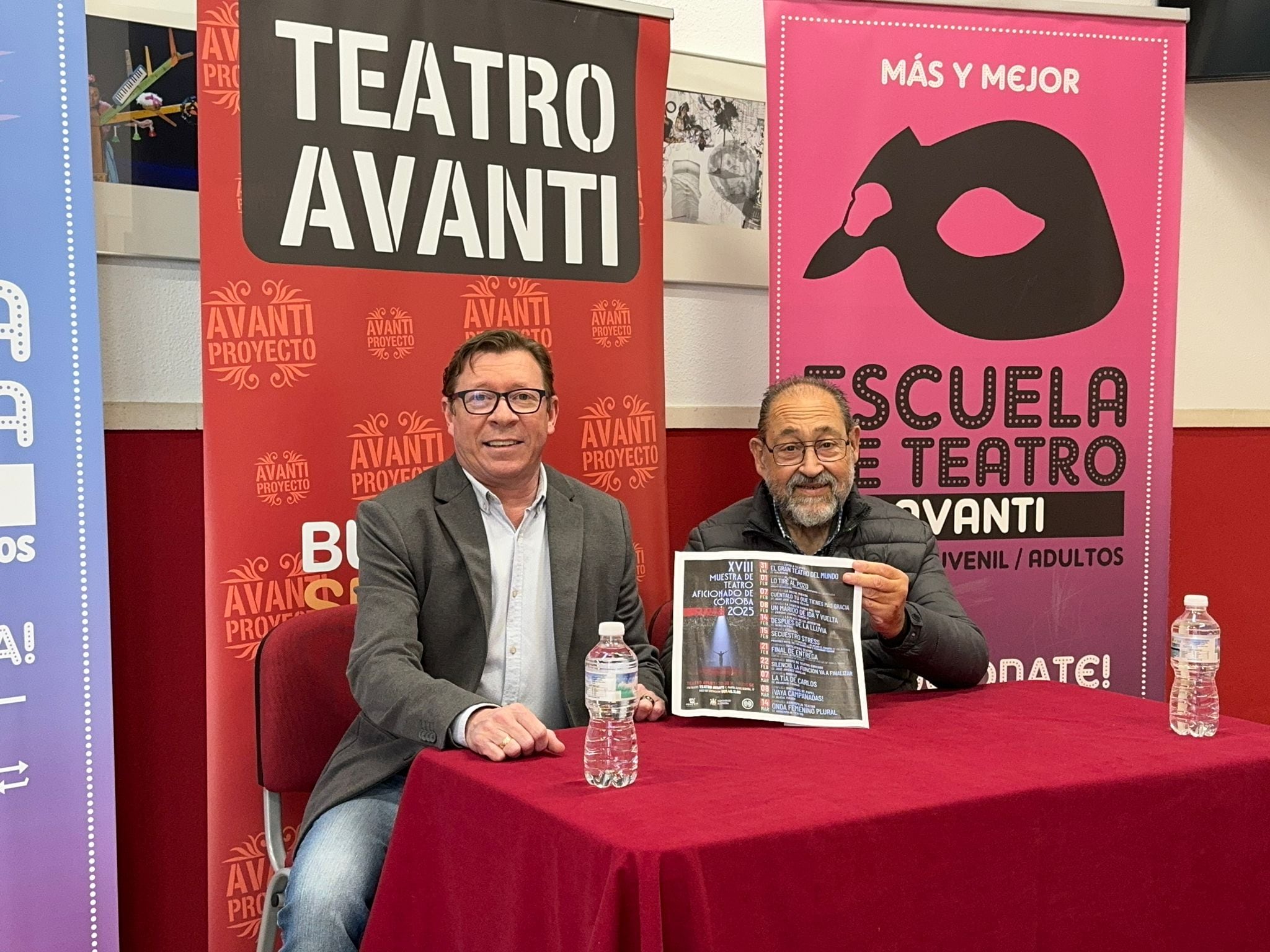 Paco Santofimia y Rafael Dorado presentan la XVIII Muestra del Teatro Aficionado de Córdoba