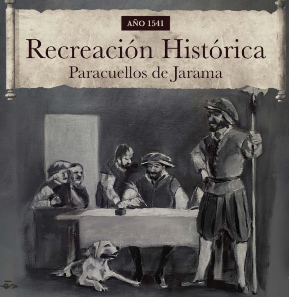 Cartel de la recreación histórica de Paracuellos de Jarama