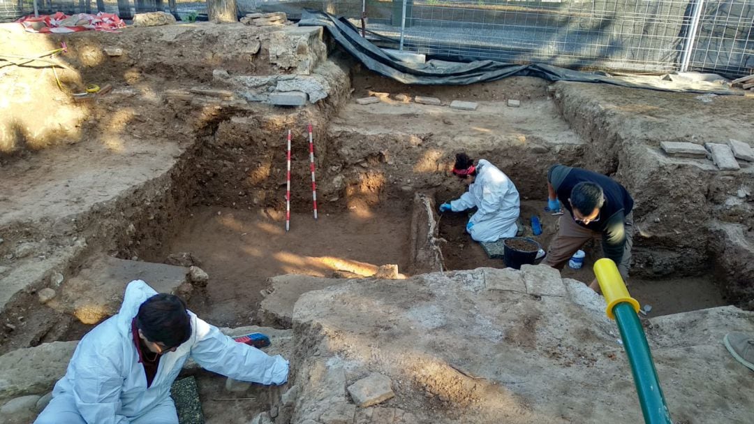 Equipo que ha intervenido en las fosas del Cementerio de la Salud