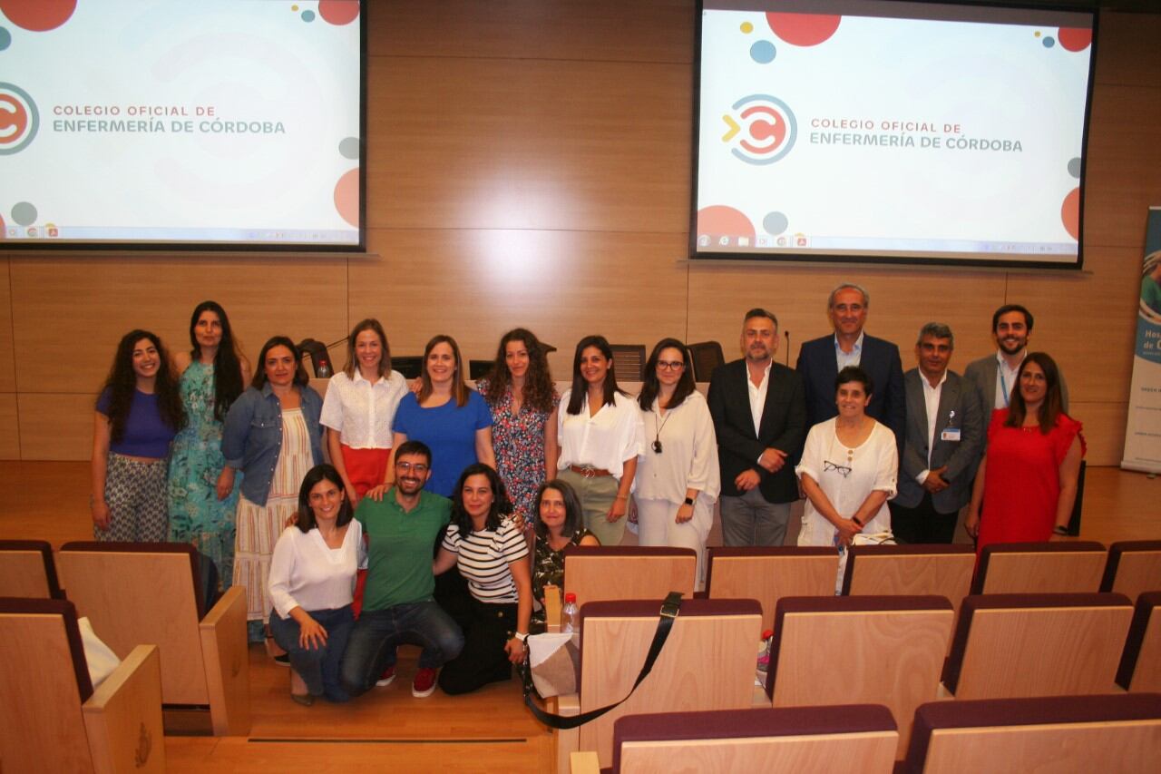 Participantes en el Primer Encuentro de Salud del Colegio de Enfermería de Córdoba.