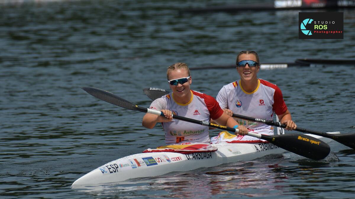 Alma Rabinerson (CM Mahón) frega el podi a l'Europeu de piragüisme