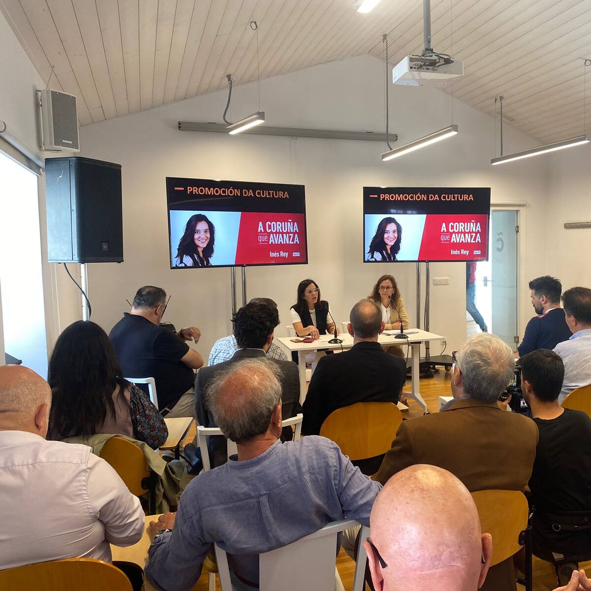 Inés Rey presenta la marca Coruña Cultura