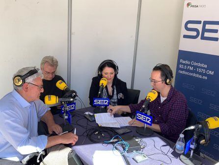 Antonio Hermoso, Ramón Medina, Sara Rodríguez y José María Martín