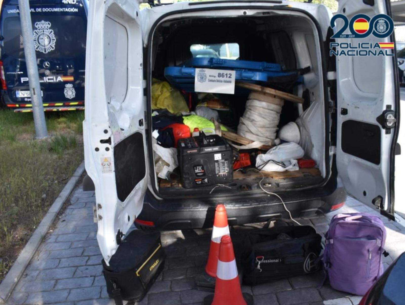 Detenidos por robar cobre en pleno centro de Valladolid