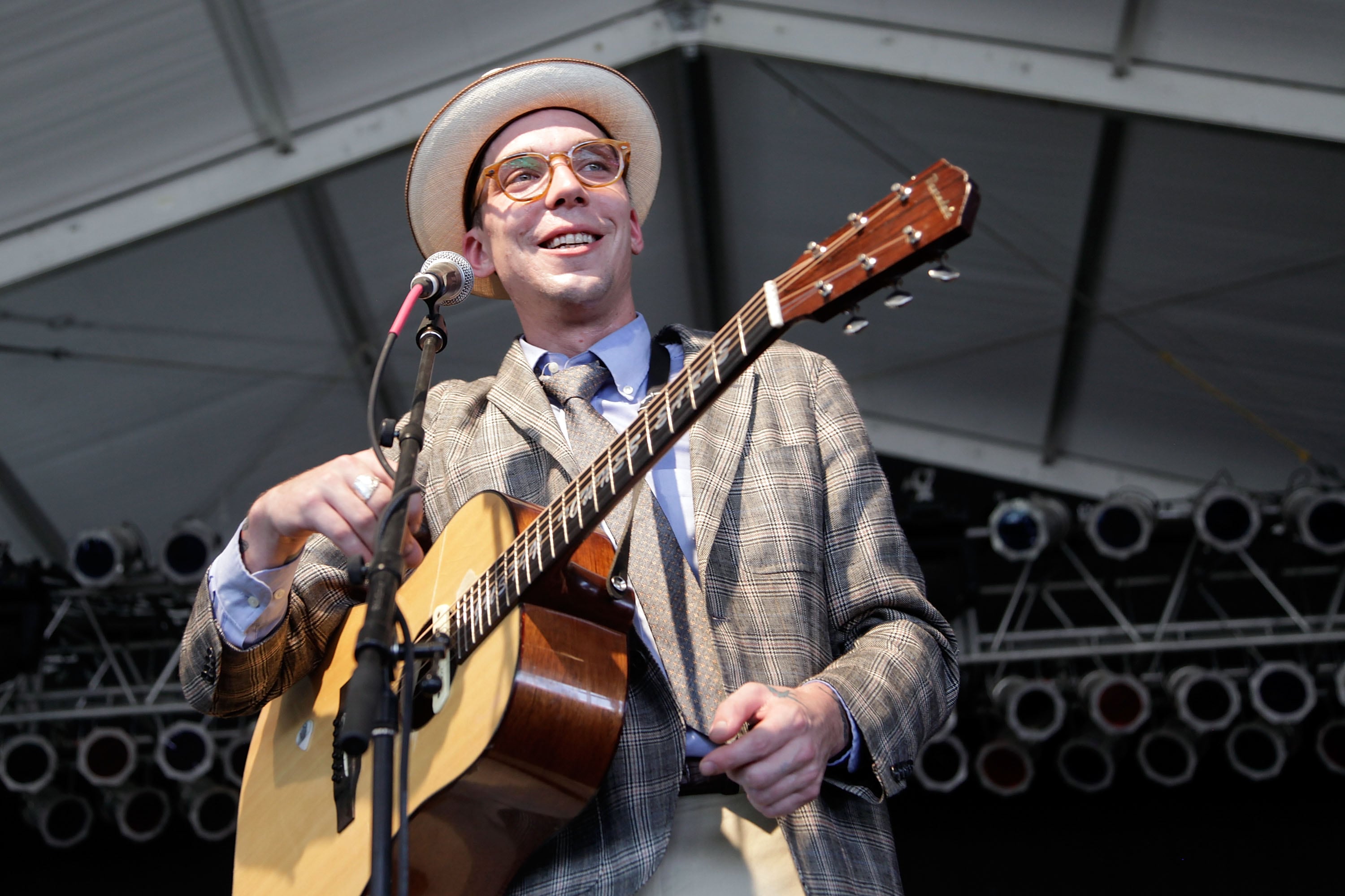 Justin Townes Earle durante una actuación en Tennessee en 2011.  (Photo by FilmMagic/FilmMagic)