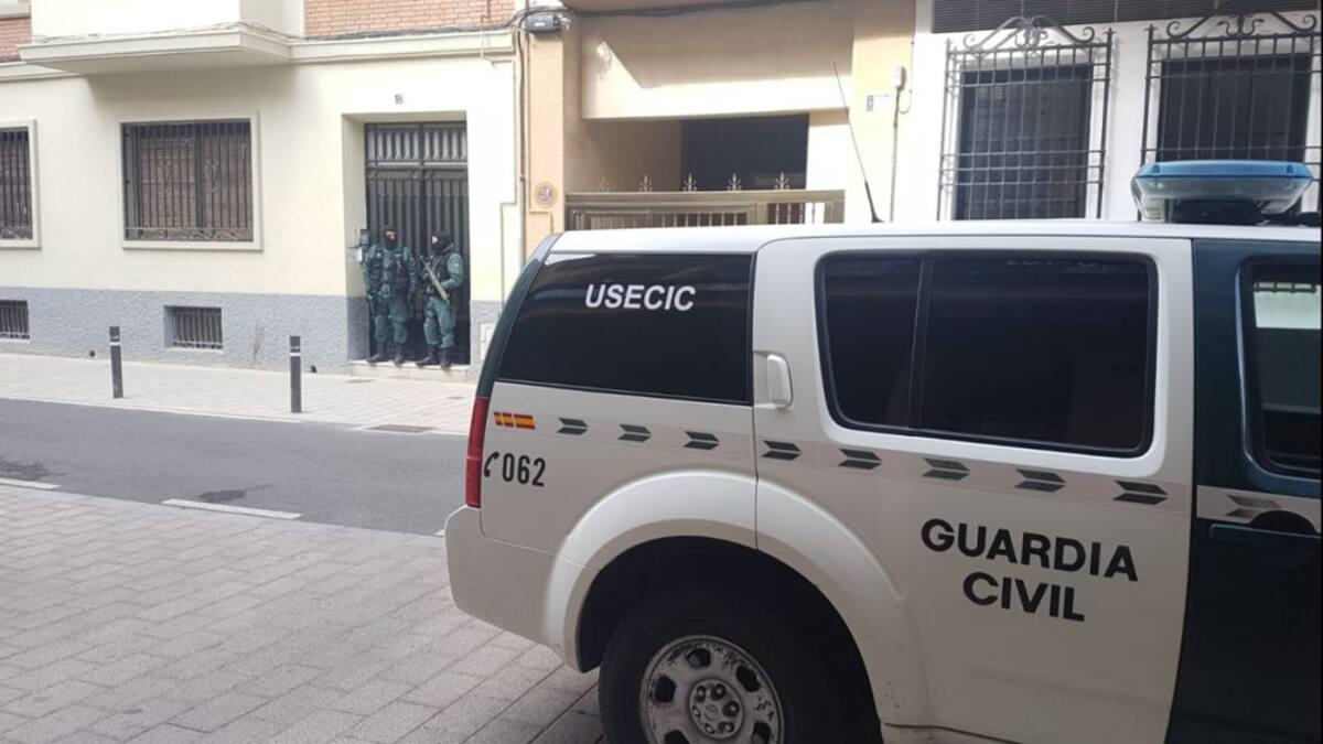 Un detenido en una operación antidroga de la Guardia Civil