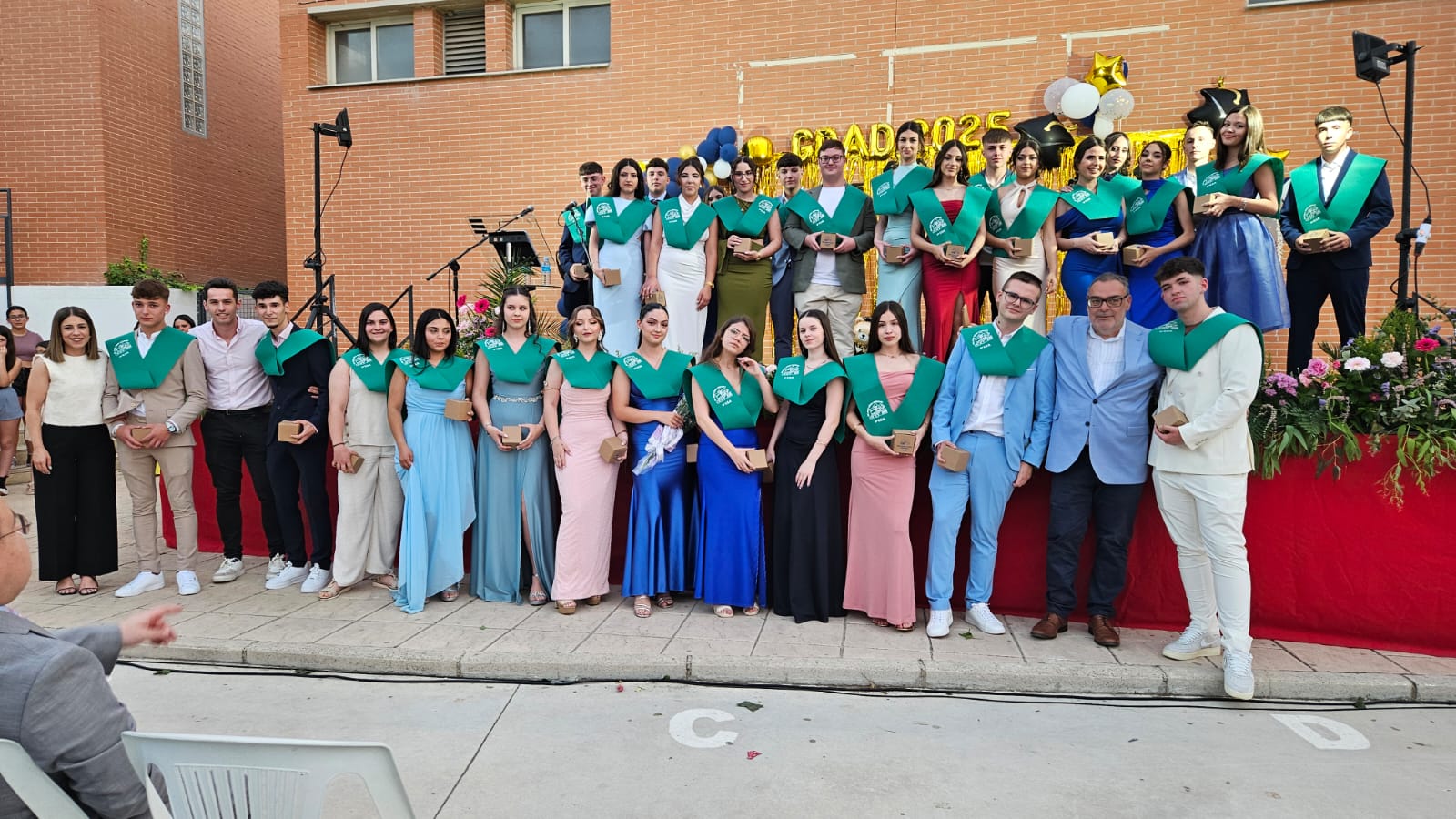Foto de familia con el grupo de 4º ESO B