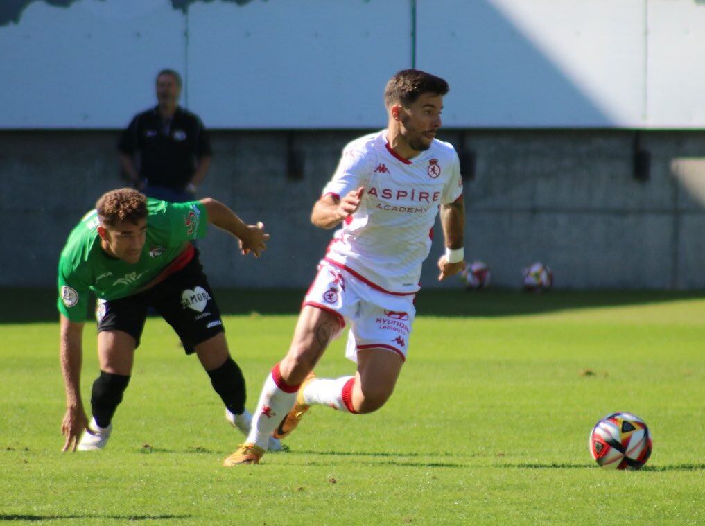 Martín Solar durante el partido ante el Zamora.