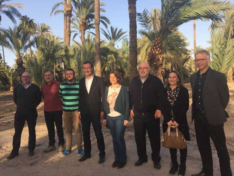 La consellera de Medio Ambiente ha visitado el palmeral