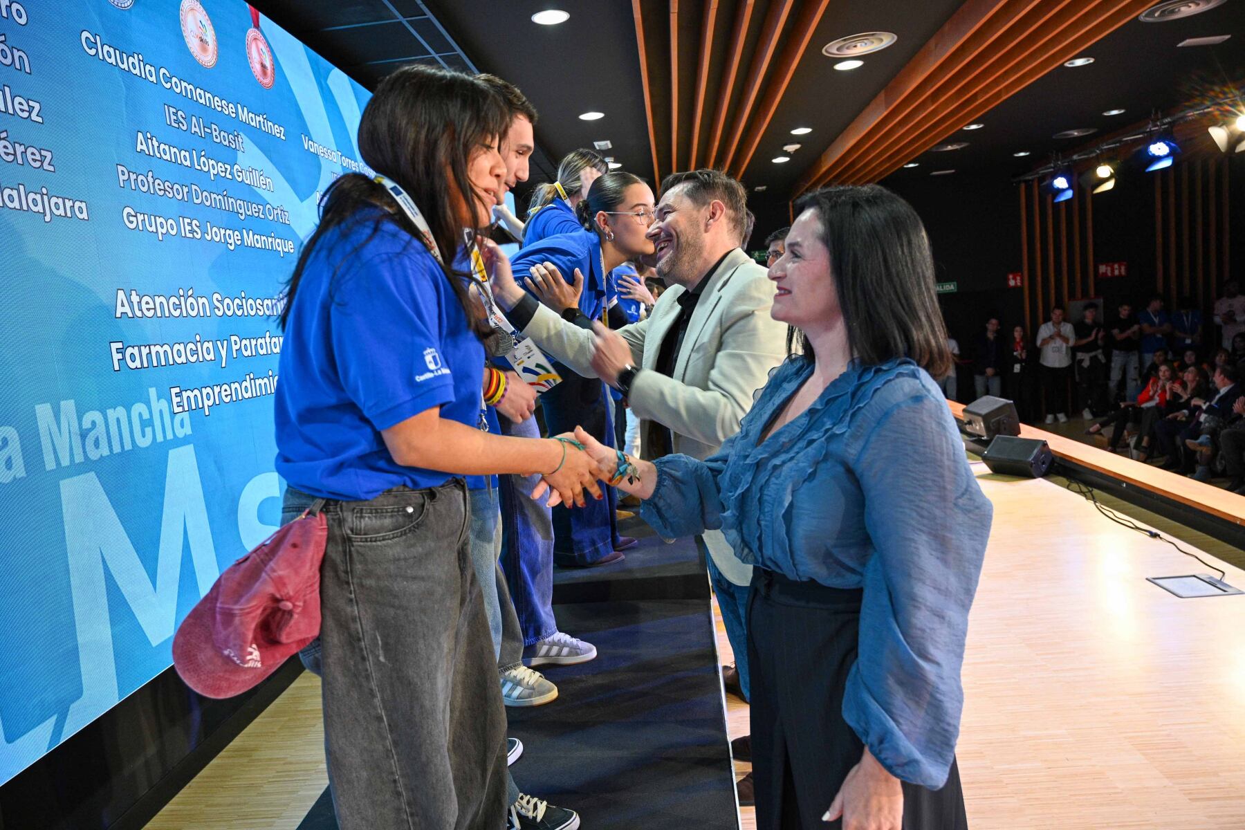 Rocío Zarco, portavoz del equipo de gobierno de la Diputación en la entrega de medallas de "CLM Skills" en el IFEDI de Ciudad Real