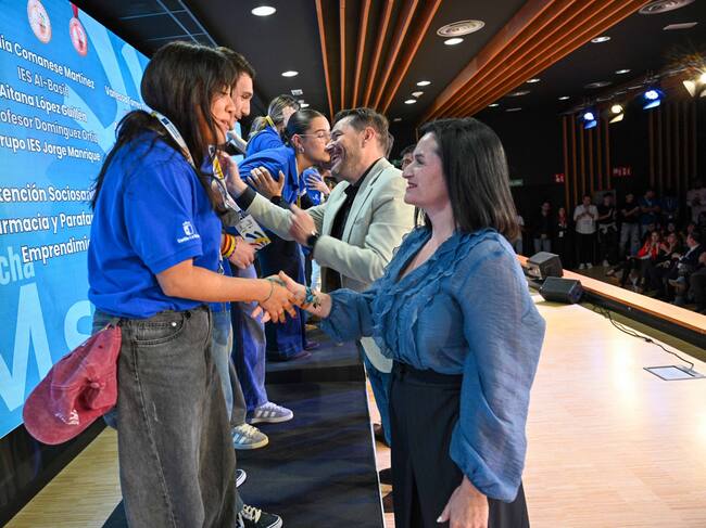 Rocío Zarco, portavoz del equipo de gobierno de la Diputación en la entrega de medallas de "CLM Skills" en el IFEDI de Ciudad Real