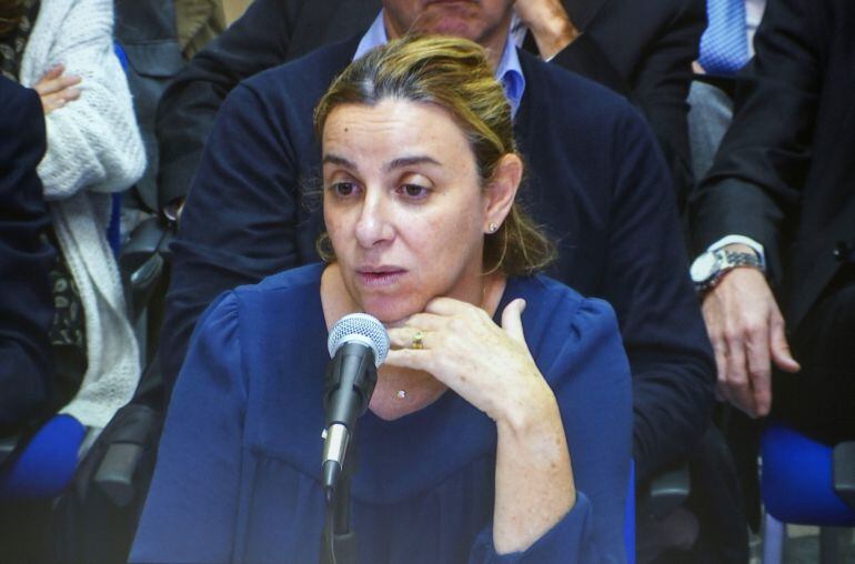 La que fue responsable jurídica de la Ciudad de las Artes y las Ciencias de Valencia, Elisa Maldonado, declarando ante el juez