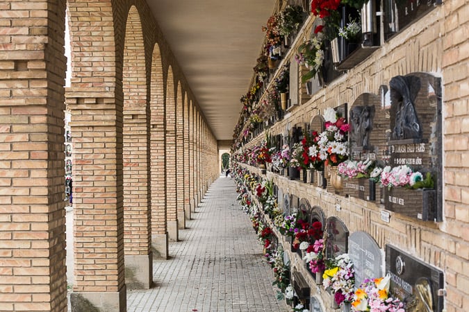 Cementerio de Zaragoza. Imagen de archivo