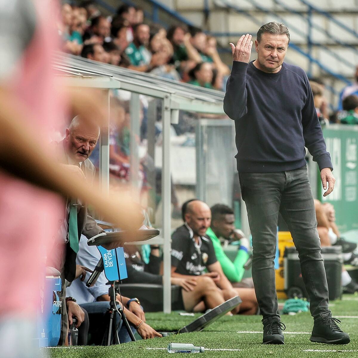 Cristóbal Parralo: "He visto al vestuario liberado, eufórico, con abrazos"