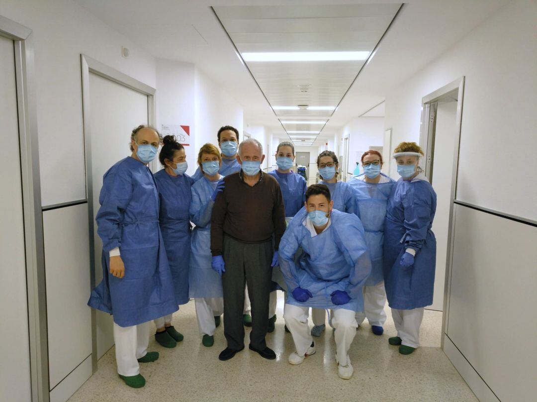 Francisco, usuario de la residencia Reina Sofía