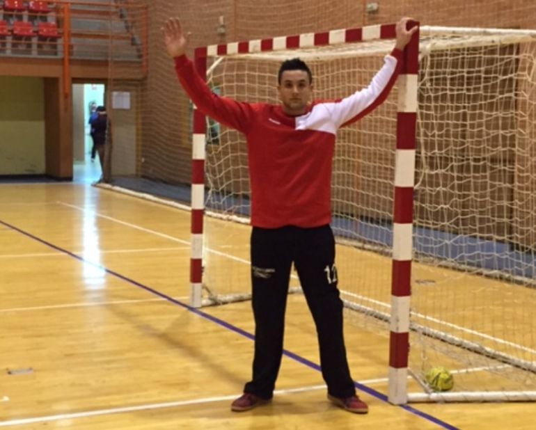 Samuel Ibañez, portero del Ciudad Encantada