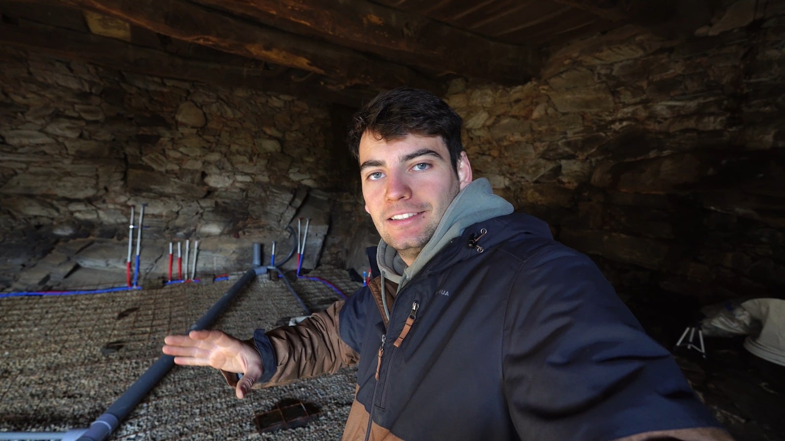 Marc muestra la primera planta limpia