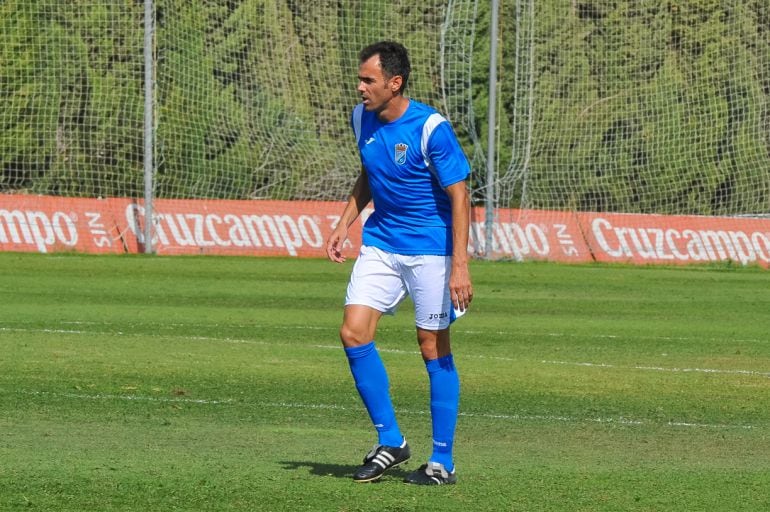 Pedro Carrión, en su etapa como jugador del Xerez C.D