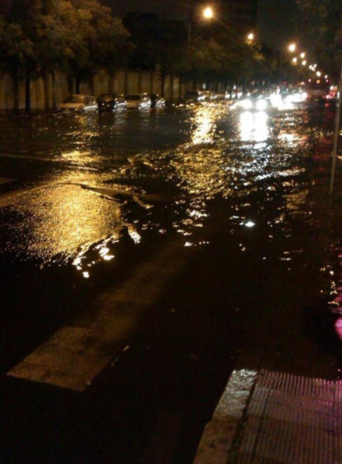 Así quedaba la Avenida de Llanes.