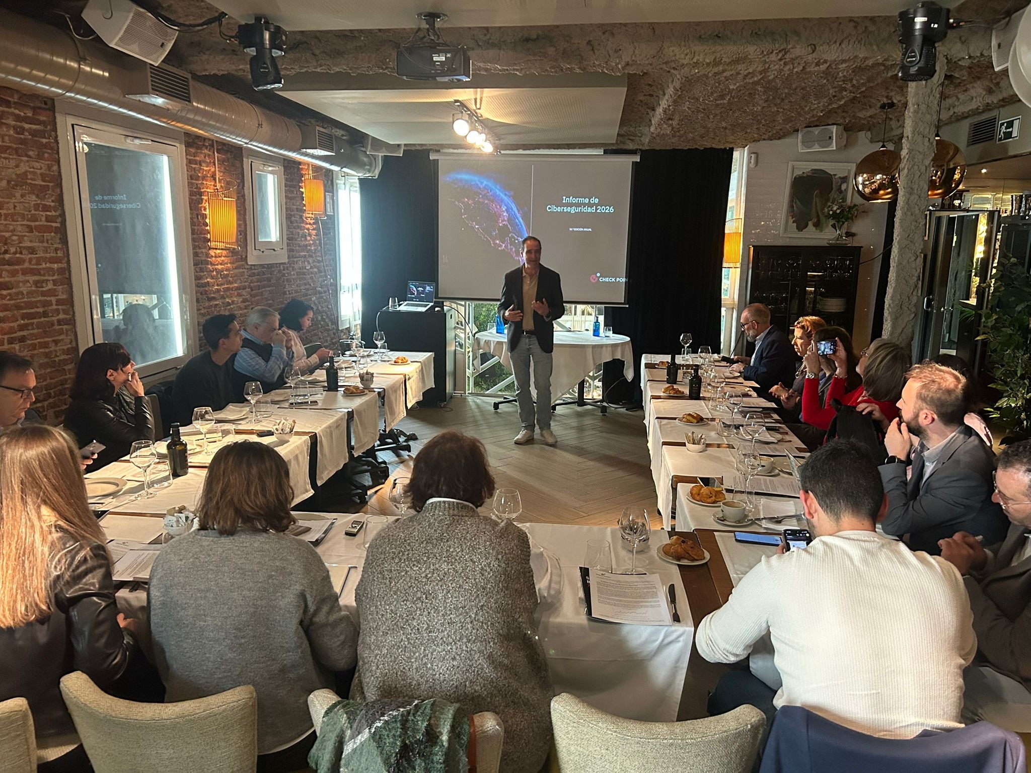 Acto de presentación de Security Report 2026 de la empresa Check Point.