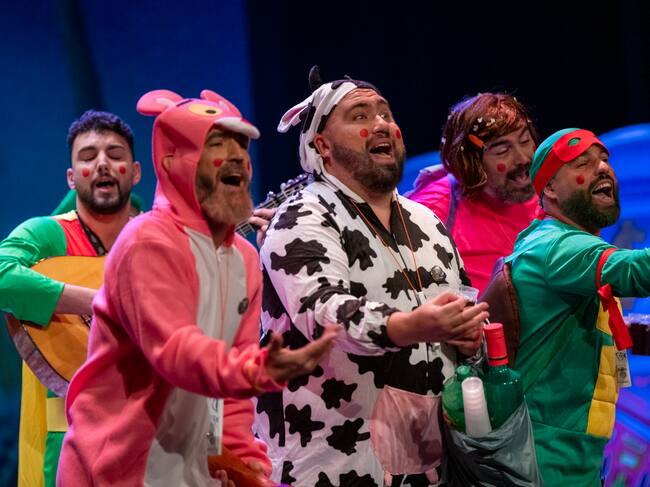 Chirigota Los 'inhumanos'.