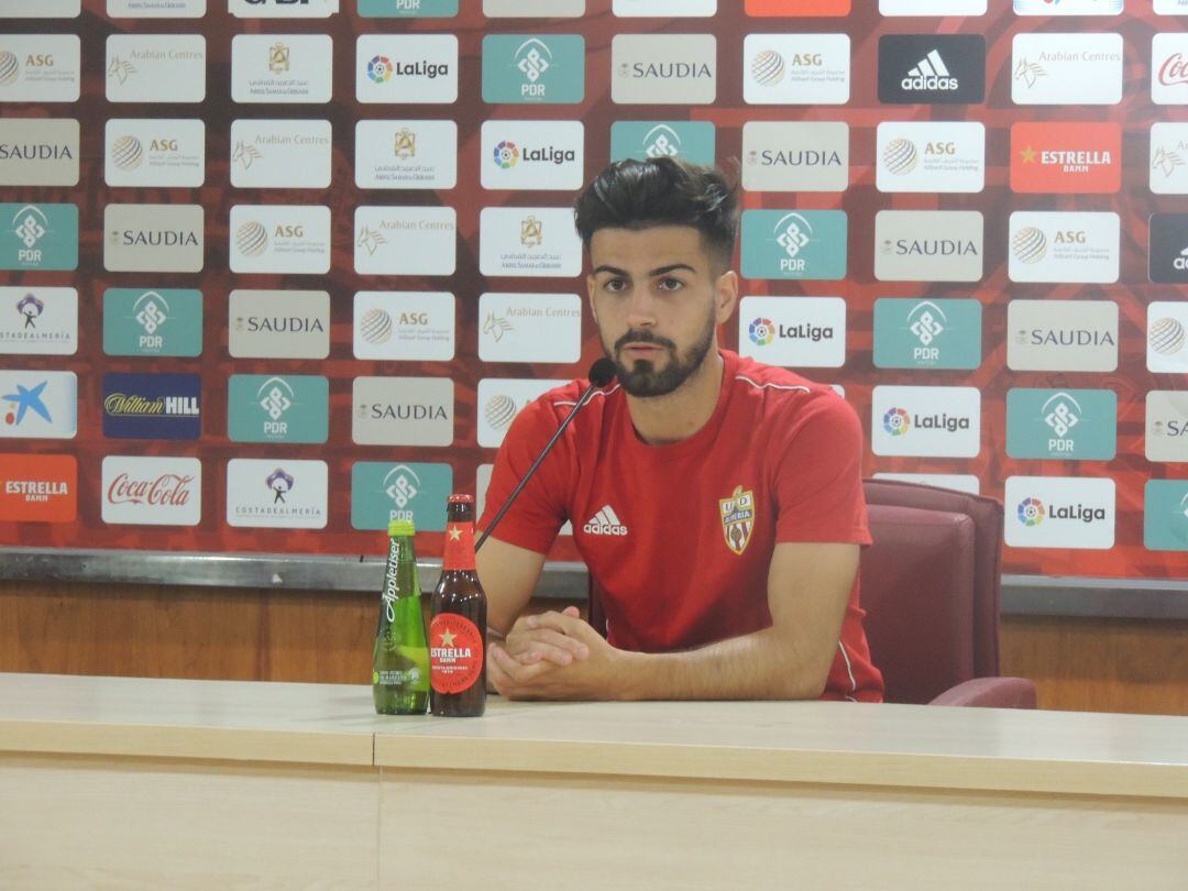 Chema, en rueda de prensa. 