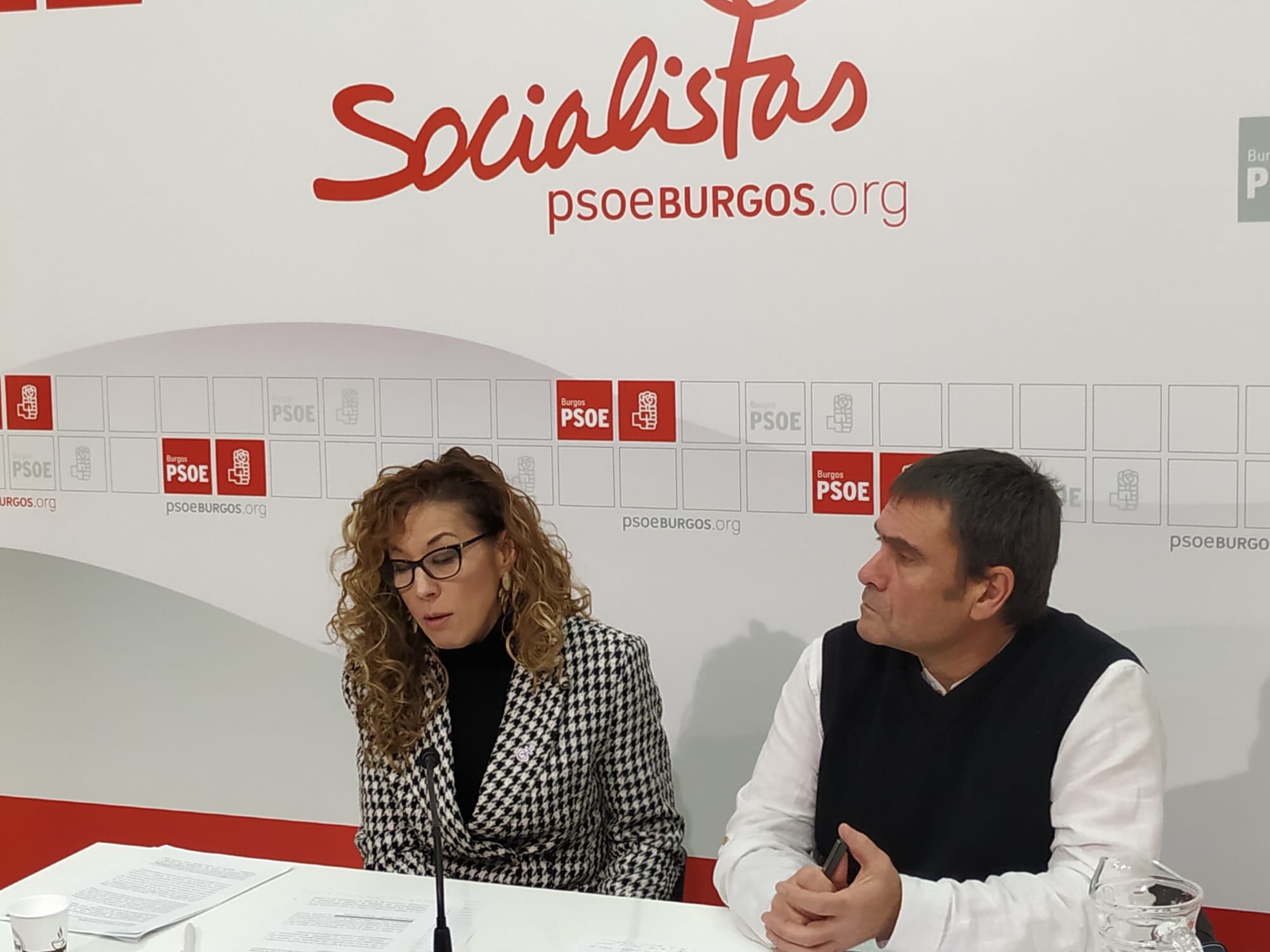 Los procuradores socialistas, Virginia Jiménez y Jesús Puente