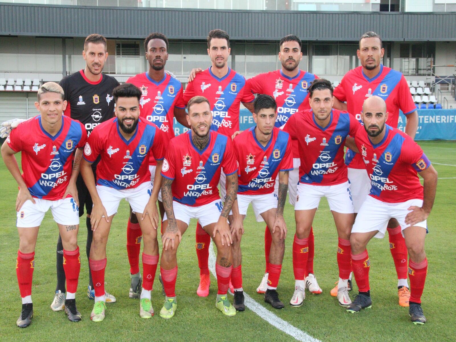 Alineación de la UD Lanzarote frente al Tenerife B.