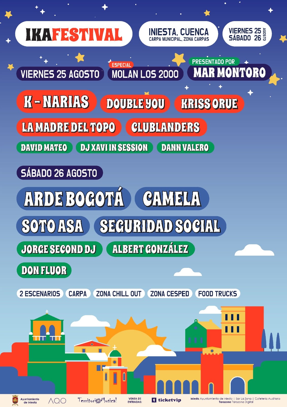 Cartel del IKA Festival 2023 en Iniesta