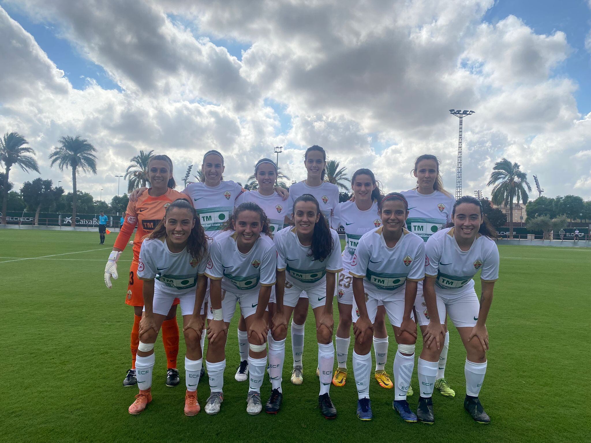 El once inicial que venció al Murcia Féminas la pasada jornada