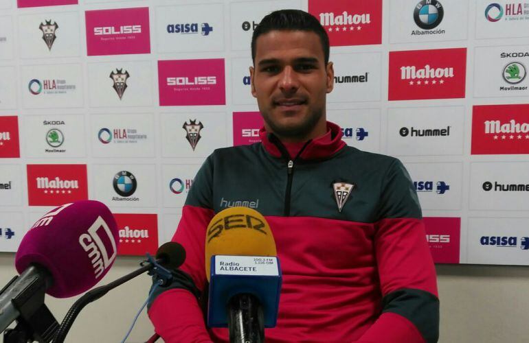 Isaac Aketxe, jugador del Albacete Balompié